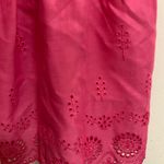 Womens Hot Bubblegum Pink Eyelet Tank Top XL Bust 40” 42” 44” Beach Barbie Photo 2