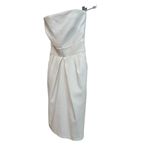 Banana Republic  White Strapless Dress Size: 0 (Extra Small) Wedding Rehearsal Photo 3