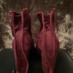 Velvet High Heels Red Size 6 Photo 1