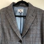 Uniqlo Ines de la Fressange Paris  Women's Blazer size small grey blue plaid Photo 1