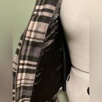 Hydraulic  plaid jacket, black gray white purple, size Small Photo 5