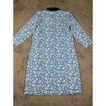 Lilly Pulitzer NWT‎  Ainslee Lunar Blue Palm Beach Petals 3/4 Sleeve Dress Size L Photo 7