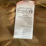 Free People  Gold Satin Cowl‎ Neck Open Back Tie Mini Dress Size M Photo 8