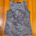 The Limited  Black and White Patterned Tank Top Photo 0