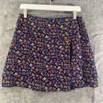 Madewell  blue high rise blue floral print skirt 10 Photo 1