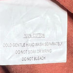 Saints and Secrets eyelet , low back, 100% cotton dress Orange Photo 7