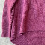 Madewell Wafflestitch Turtleneck Sweater Sz Medium Cherry Red Photo 6