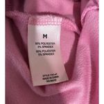 Juicy Couture  Shorts Women Medium Pink Velour Comfy Stretch Elastic‎ Waist Logo Photo 3