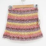 Saylor NEW Matching Set Ronnie Crochet Top and Mini Skirt Two Piece Women's XS Photo 6