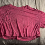 Lululemon Sonic Pink  Cropped Tee Photo 0