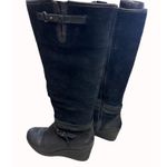 UGG  Australia women’s black leather suede knee high boots size 7 SKU 5036 Photo 2