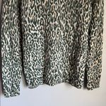 Equipment  green leopard cashmere sweater XS Photo 8