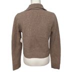 Boutique Pink/Brown Plaid Print Vneck Collar Sweater NWT Pink Size L Photo 3