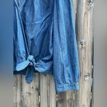 Madewell  Denim Wrap Top Photo 4