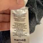 Anthropologie women's small tunic sweater cowl neck gray cheetah wool yak long s Photo 8