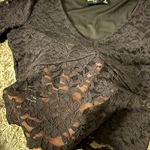 Lace Long Sleeve Black Photo 1