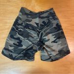 Bombshell sportswear  Straight Up Shorts Bright Army Green Camo Photo 5