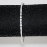 925 Sterling Silver Tennis Bracelet Made in Turkey Photo 6