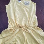 Ivory Ella  yellow romper size small women's also fits girls size 14-16 Photo 2