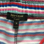 Juicy Couture  Black Label “Poolside” Cotton Velour Striped High Waist Shorts Photo 4