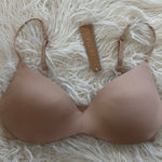 SKIMS Wireless Form Pushup Plunge Bra Clay Size 32C Photo 0