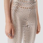 Burberry  Metallic Paillette - embellished leggings NWT in Size 6 Photo 4