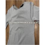 J.Crew Silver Metallic Merino Wool Dress Twist Back Long Sleeve Size M Red Size M Photo 7