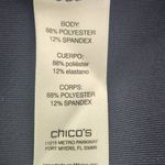 Chico's Zenergy Navy and Green Print Tank Top Size Large Navy Activewear Tank Photo 6