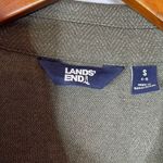 Lands' End Lands’ End Womens Casual Army Green Cotton Shacket Size Small Photo 2