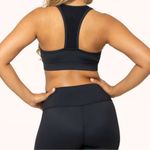 NWOT LIVELY The Active Cross Back Sports Bralette Black Size Small Photo 2