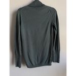 Ann Taylor LOFT Women’s Sage Cowl Neck Metal Cuff Buttons Long Sleeve Sweater Top Size S Photo 4