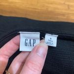 Gap Dress Womens 6 Tall Black Apron Flounce Fit & Flare Sleeveless Ruffle Hem Photo 4