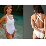 ANDIE  Swim The Tulum One Piece LT Swimsuit White‎ Ribbed Size XS Tall NWT Photo 1