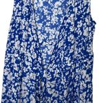 Swimsuits for All Blues/greens Watercolor Floral Print Coverup Size 14/16 Photo 2