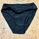 June Loop Women’s Tie Swim Suit Bottoms Black Size Medium NWT Photo 0