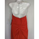JS Collections Red Ruched Back V Neck Party Dress Women 2 NWT Valentine Holiday Photo 5