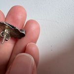 Vintage Sterling Silver Turquoise Eagle Earrings Womens Southwestern Style Photo 3