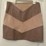 She & Sky Ivy & Leo Suede & Leather Skirt Photo 0