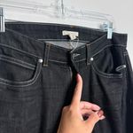 Eileen Fisher NWOT  Organic Cotton Stretch Straight Leg Jean Washed Black‎ Size 8 Photo 2