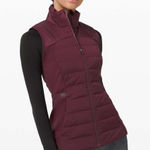 Lululemon Down For It All Vest Size 10 Red Photo 0