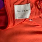 Line and Dot Colorblock Cutout Silk Dress Large NWT Photo 9