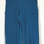Lululemon athletica Teal Align High Rise Wide Leg Cropped Pant - Size 16 Photo 0