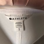 Athleta Tranquility Top athletics top shirt white 3/4 sleeves Relax fit sz S p Photo 4
