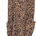 Urban Renewal Animal Print Jumper Romper Tan Black Size Small Photo 1
