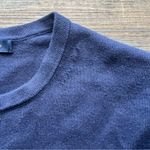 Brooks Brothers  Women’s Navy Supima Cotton Crew Neck Button Sweater Cardigan Sm Photo 4