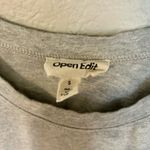 Open Edit  Gray Women's Basic Crop Top Short Sleeve Size Small Photo 1