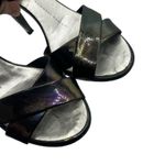 Giuseppe Zanotti Sandals Women’s 36.5 Iridescent Peep Toe Stiletto Ankle Strap Photo 8