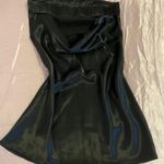 Strapless satin black Dress Photo 6