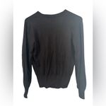 Ann Taylor  Factory Black Wrap Front Knit Sweater XS Workwear Business Casual Photo 5