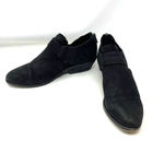 Eileen Fisher Lisbon Cut Out Nubuck Bootie Black Size 7.5 Photo 4